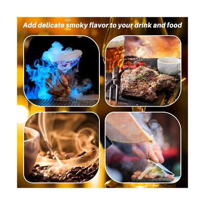 Yiiwinwy Cocktail Smoker Kit with Torch,Whiskey Smoker Kit,Bourbon/Drink/Old ...