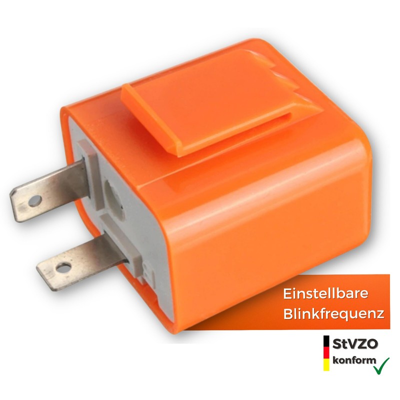 Led Blinkrelais 12v LastunabhÃ¤Ngig Motorrad 2 Polig Pin Relay Relais Universal