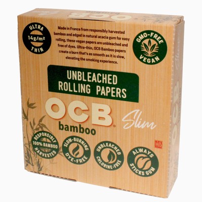 OCB Rolling Papers King Slim 100mm Ultra Thin 24 Count Display