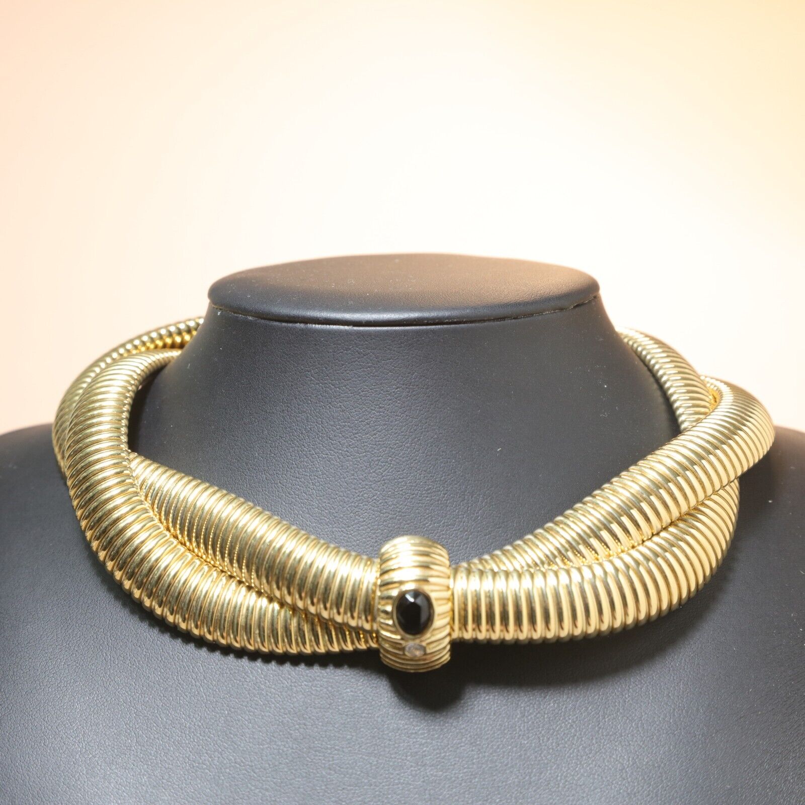 RARE Vintage Givenchy 1980's Signed Gold Plated Crystal RARE Vintage Givenchy 1980's Signed Gold Plated Crystal