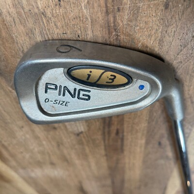Ping i3 O-Size 6 Iron Blue Dot Demo Club Cushin Steel Shaft Regular Right Handed