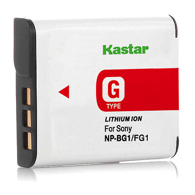 1x Kastar Battery for Sony NP-BG1 DSC H55 H70 H90 W120 W170 W210 W215 W220 W230