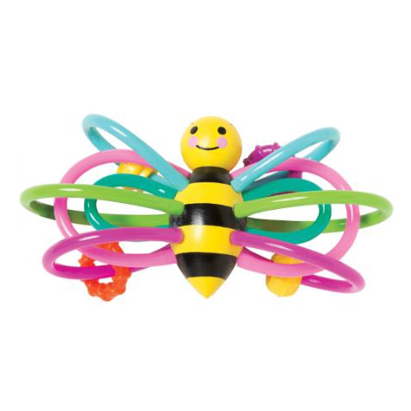 Манхэттенский игрушечный зоопарк Winkel Bee Rattle Activity Toy NEW