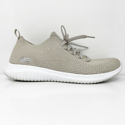 

Skechers Womens Ultra Flex Statements 12841 Серые повседневные кроссовки, размер 9, Серый, Ultra Flex Statements