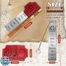 Bygone Mark Bookmark with Pen Holder - Personalized Magnetic Leather Bookmarks Set with Custom Wood Pen and Metal Bookmark – Reading Gifts for Women and Men Book Lovers (Brown,A)