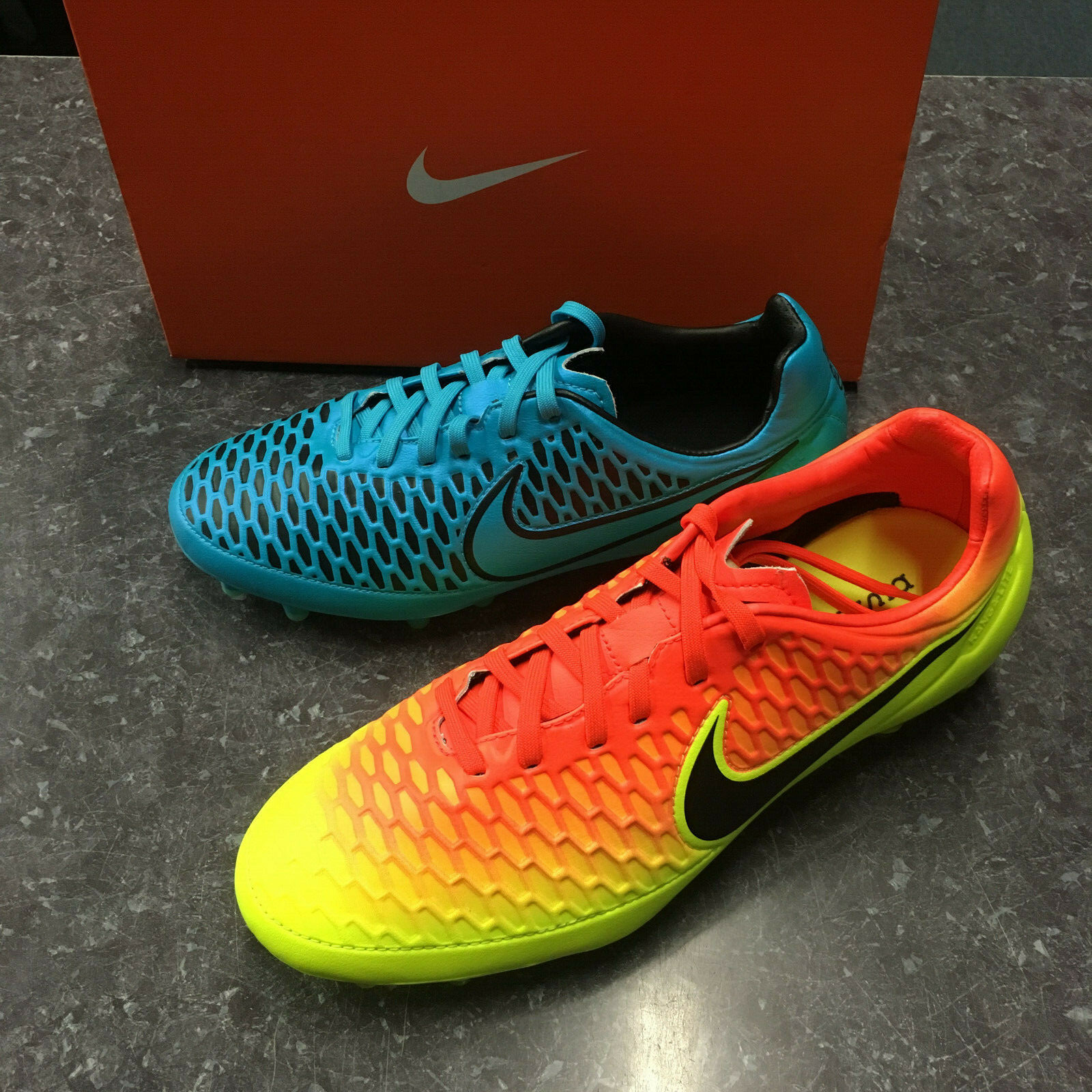 colorful soccer cleats