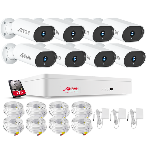 Outdoor 8 Channel Hd Dvr Record Motion Alarm