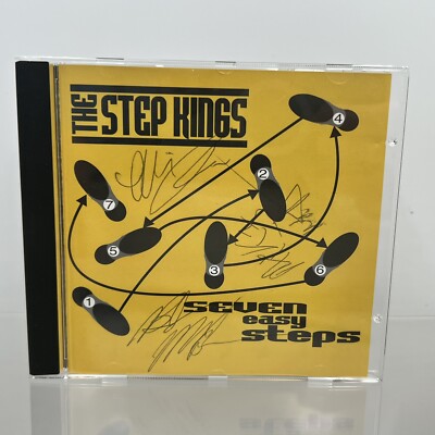 THE STEP KINGS Seven Easy Steps CD EP signed by band NY Punk 1997