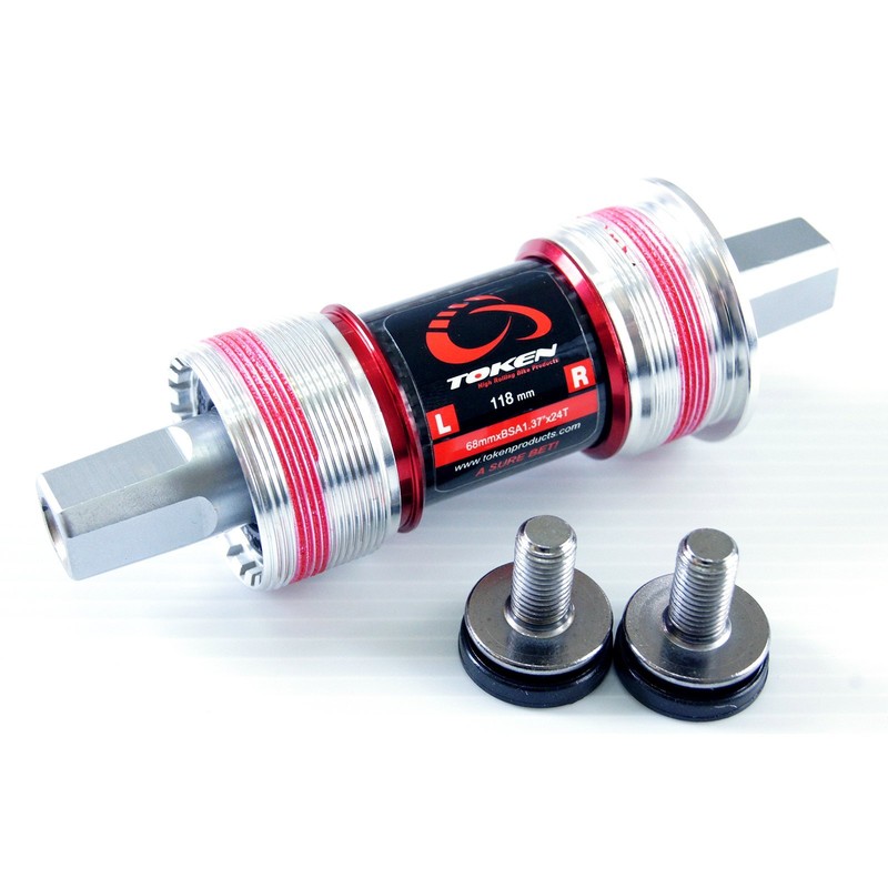 TOKEN Square Taper Bottom Bracket/BSA threaded/JIS Cromo Axle