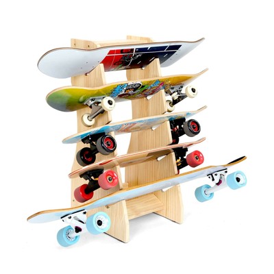 Floor Skateboard Rack - Skateboard Storage-Skateboard Organizer | Skateboard ...