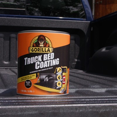 Gorilla Black Truck Bed Liner Coating Pre-Mixed Ready to Apply - Gallon