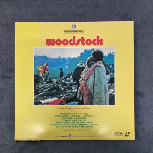 Woodstock 3 days of peace music and love Video Laserdisc Vintage Japan u-6D | eBay Woodstock 3 days of peace music and love Video Laserdisc Vintage Japan u-6D | eBay