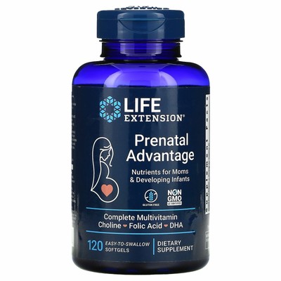 Prenatal Advantage, 120 мягких капсул, которые легко глотать
