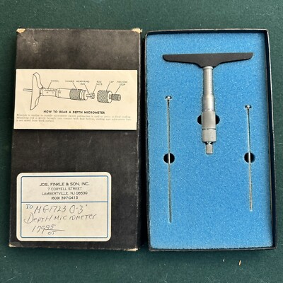 MG Tools Depth Micrometer MG173 0-3 *NEW*