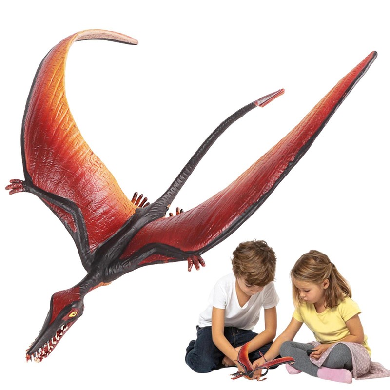 Realistic Pterodactyl Model Flying Dinosaur Toy Figurines Kids Educational Toys