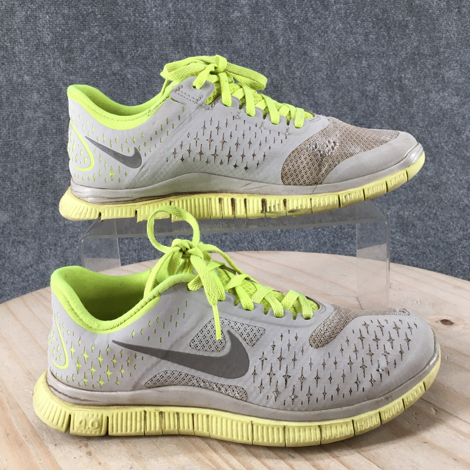 Nike Shoes Womens 8 Free 4.0 V2 Running Sneakers Neon Green