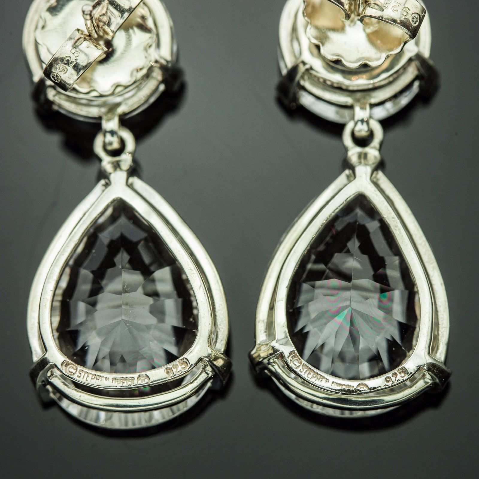 STEPHEN DWECK Sterling Drop Earrings with Crystal