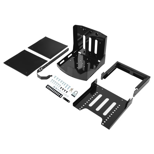 For Open Enclosed Landscape Trailer Lockable Backpack Blower Sprayer Rack Holder