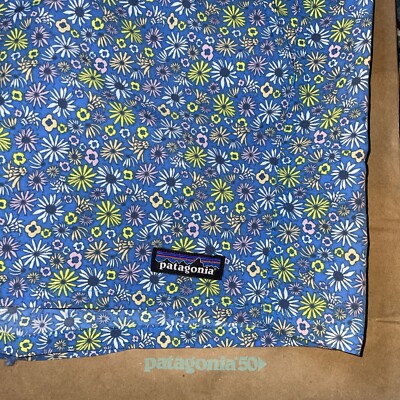 NEW w/tags Patagonia Baggies Shorts Womens Small Floral Fun Vessel Blue 57059