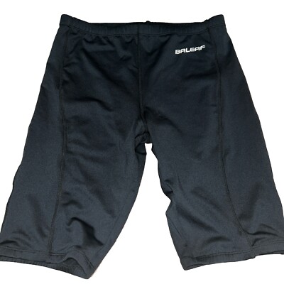  Size 32  BALEAF Men's Swimsuit Swim Jammers Athletic Training Swimwear, Black