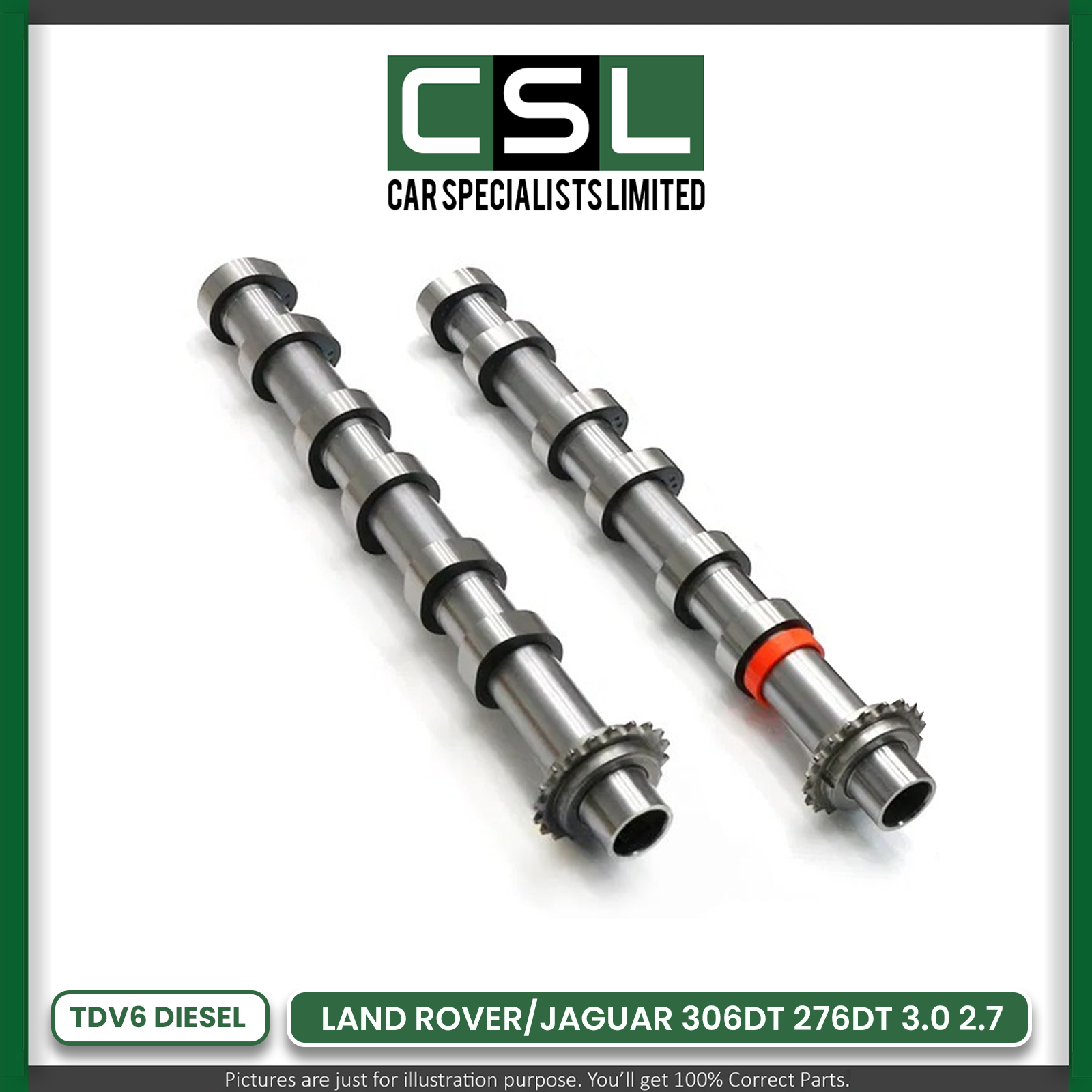JDE36144 JAGUAR 3.0 SDV6 306DT INLET CAMSHAFT SET DIESEL NEW FOR F-PACE XF XJ XF
