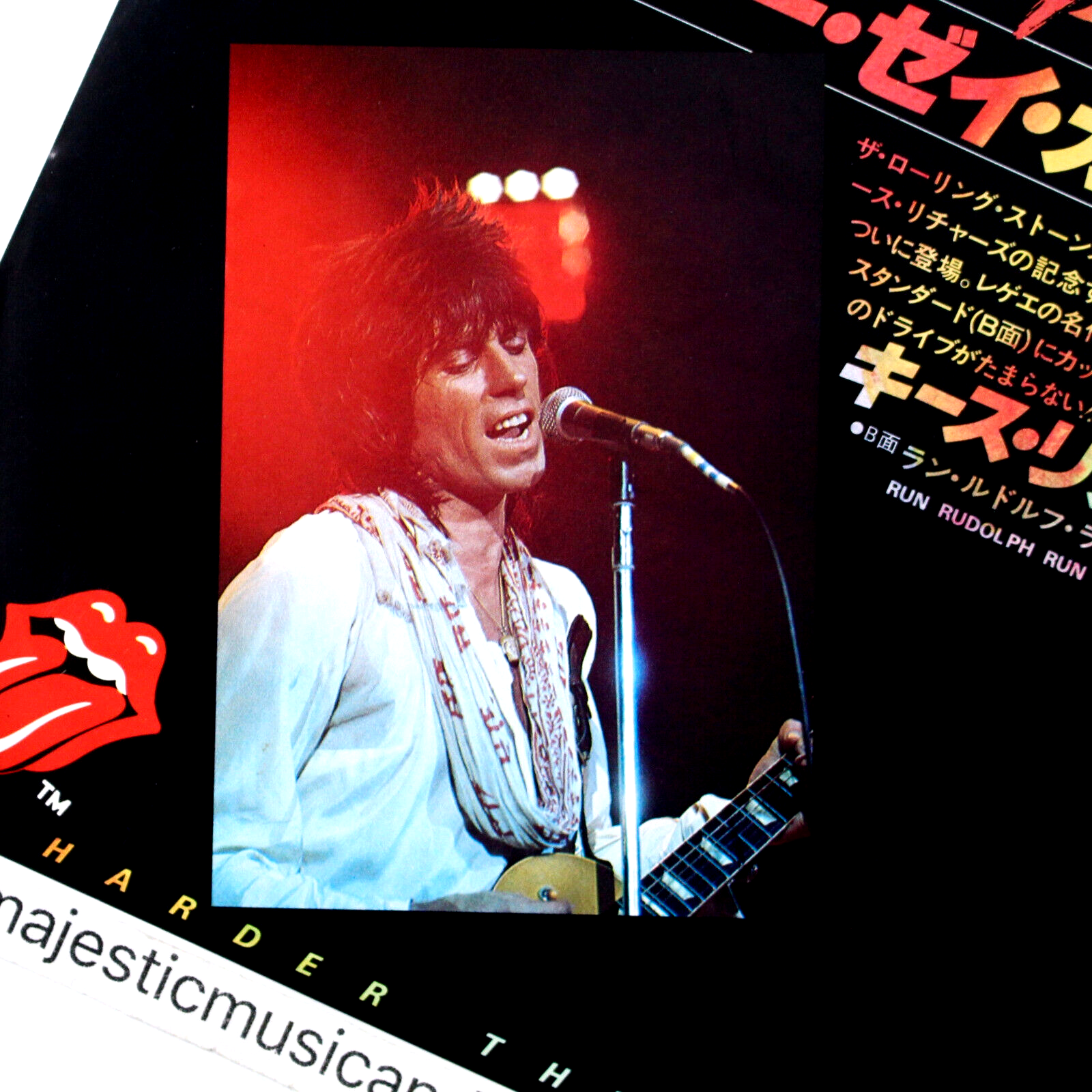 ORIGINAL 1979 KEITH RICHARDS RUN RUDOLPH RUN 7