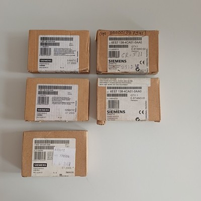 Siemens 6ES7138-4CA01-0AA0 SIMATIC ET200S PM-E Power Module 24V DC NEW 5PC