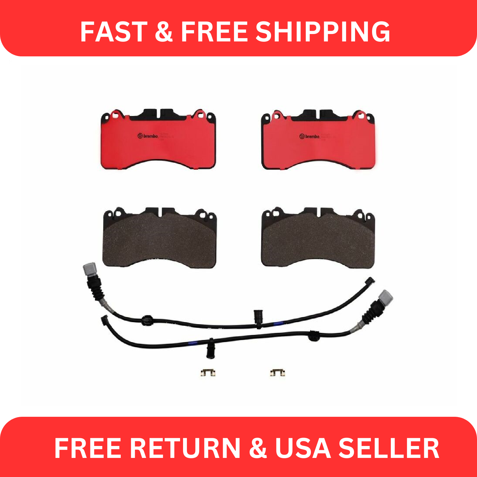 Brembo P83154N Premium NAO Ceramic OE Equivalent Pad For 10-17 Lexus LS460