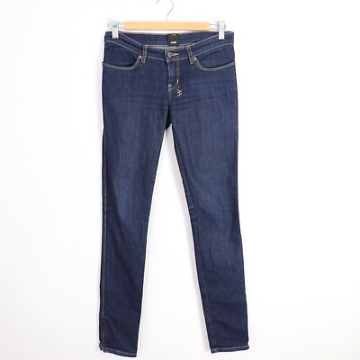 ksubi Womens Jeans Size 26 Low Rise Dark Wash Skinny Ankle Zip Stretch Indigo