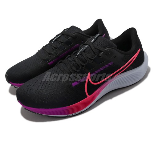 

Мужские кроссовки Nike Air Zoom Pegasus 38 Black Flash Crimson Grey CW7356-011, Черный, Air Zoom Pegasus 38