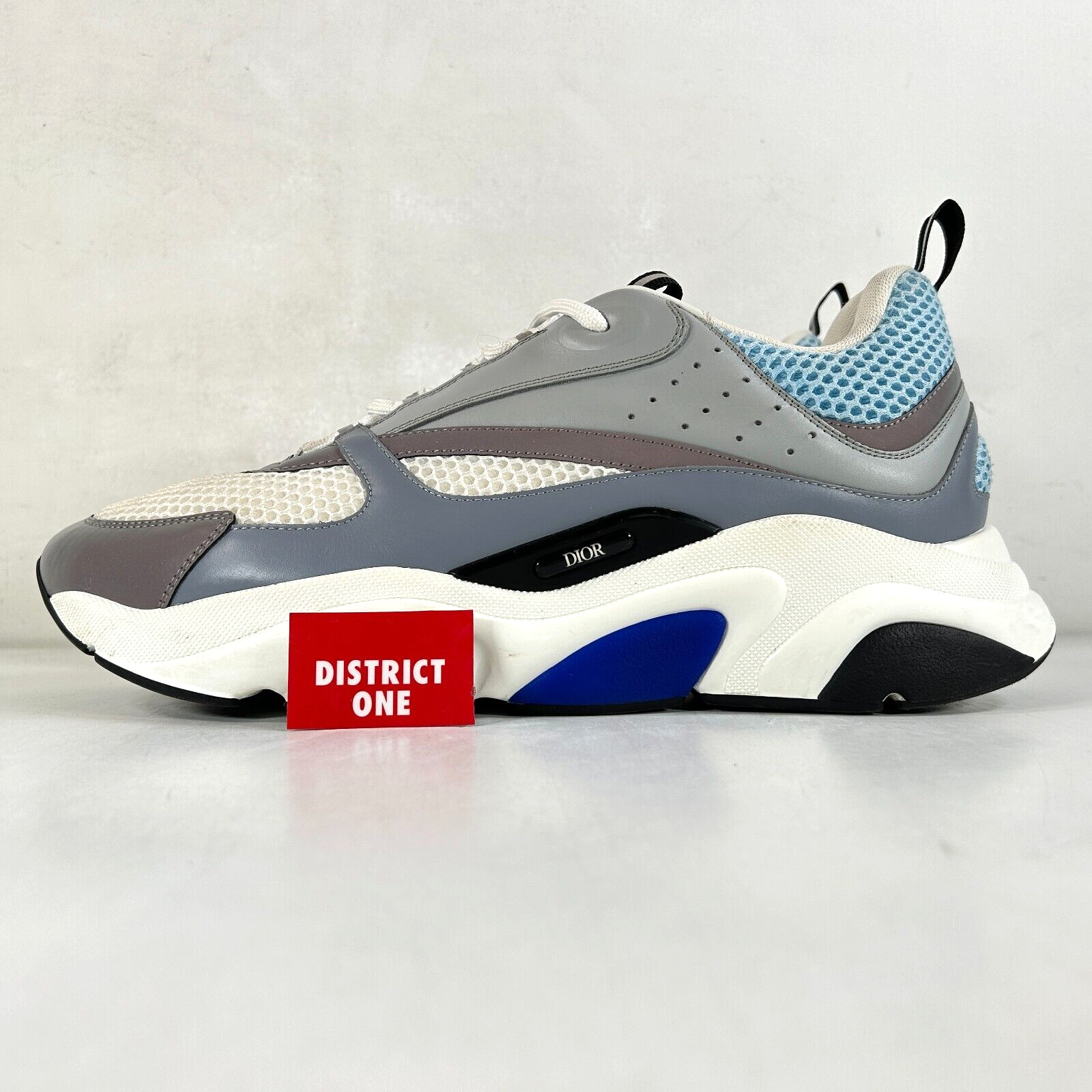 Dior B22 White Blue - Size 45 EU / 12 US - 3SN231YXX H865 | eBay