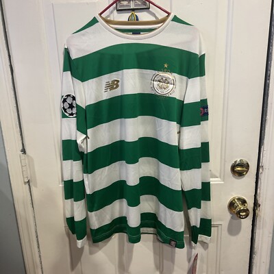 New Balance Alvarez  #32 Celtic FC 50 Anniversary  17/18  L/S Home jersey Size L