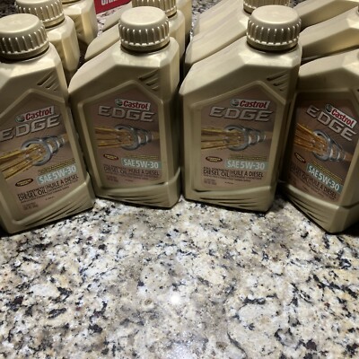 14 quarts Castrol Edge Oil 5W-30 for 2010-22 Mercedes Sprinter 3500 2.1L 229.51