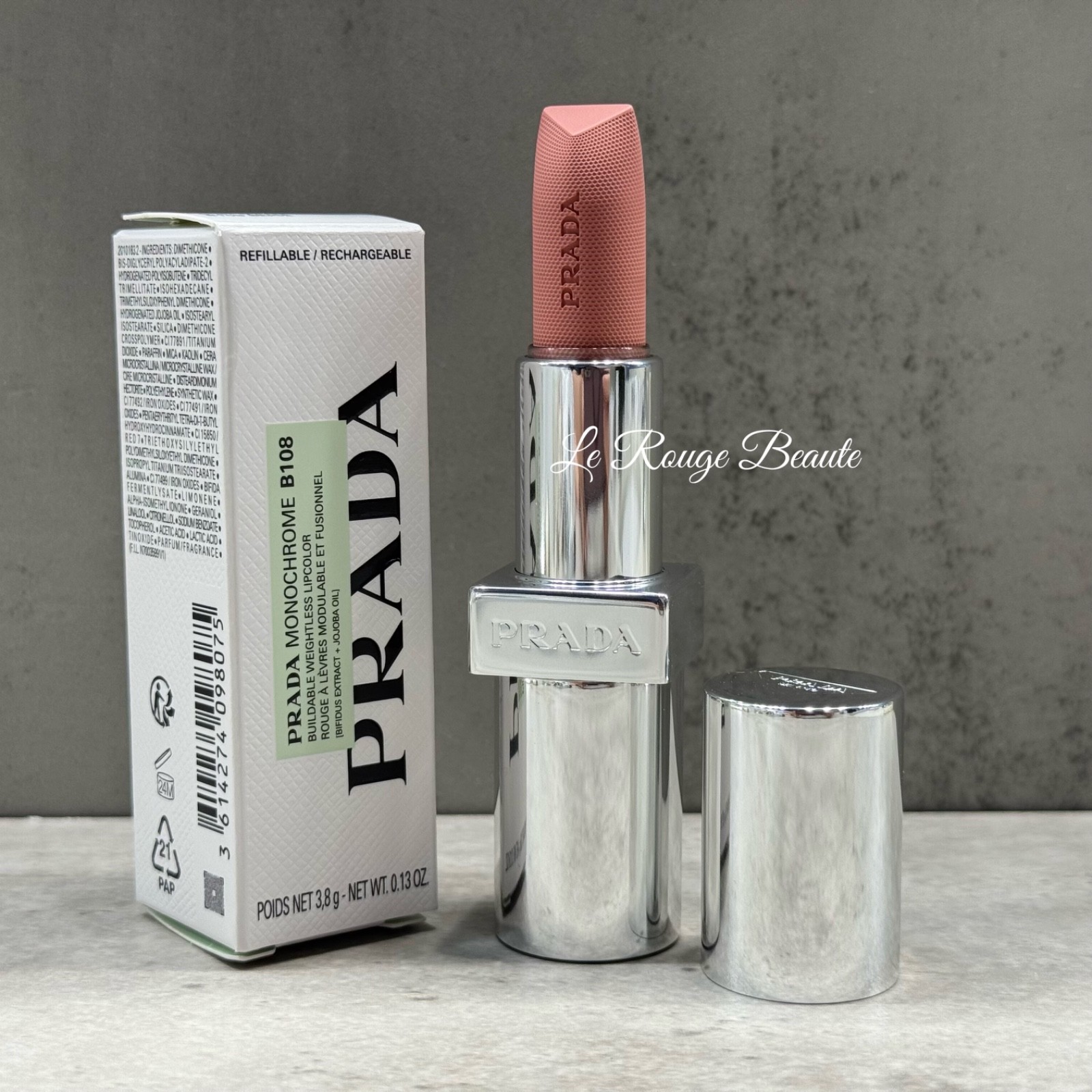口紅 Prada Monochrome Smooth Nylon  B101 3614273857796_prada_monochrome