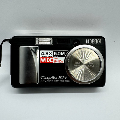 Ricoh Caplio R1v Compact Digital Point & Shoot Camera 5.0MP 4.8X Zoom