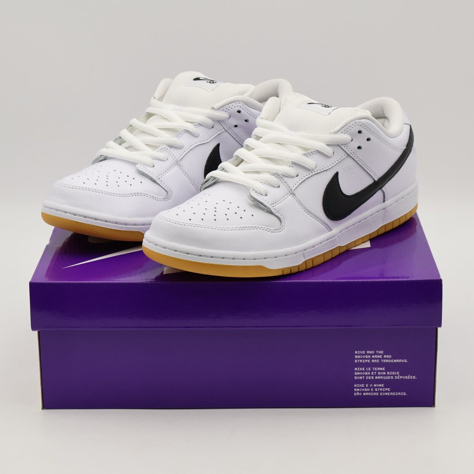 CD2563-101 Nike Dunk Low SB White Gum Black Gum Light Brown CD2563-101 Nike Dunk Low SB White Gum Black Gum Light Brown