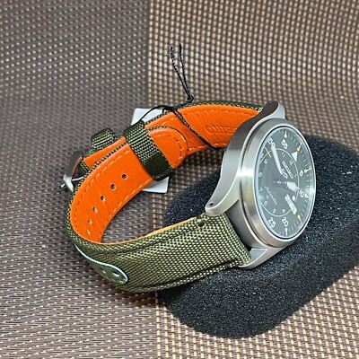 Pre-owned Seiko 5 Sports Srph29k1 Field Sports Style Green Military Automatic Men's Watch