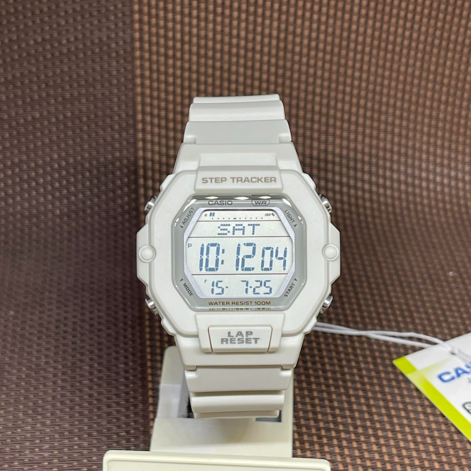 Casio LWS-2200H-8A White Digital Resin Quartz Pedometer