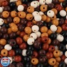 DAHI 1000Pcs Wooden Beads for Crafts Assorted 8mm Wood Bead Colors Round Natural Wood Bead Macrame Spacer Wooden Beads for Jewelry Makin DIY Craft Handmade Decor (8mm)