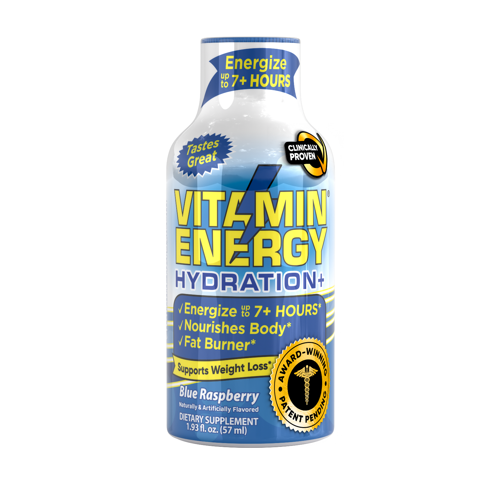 (48 Pack) Vitamin Energy® Hydration+ Energy Shots, Clinically Proven