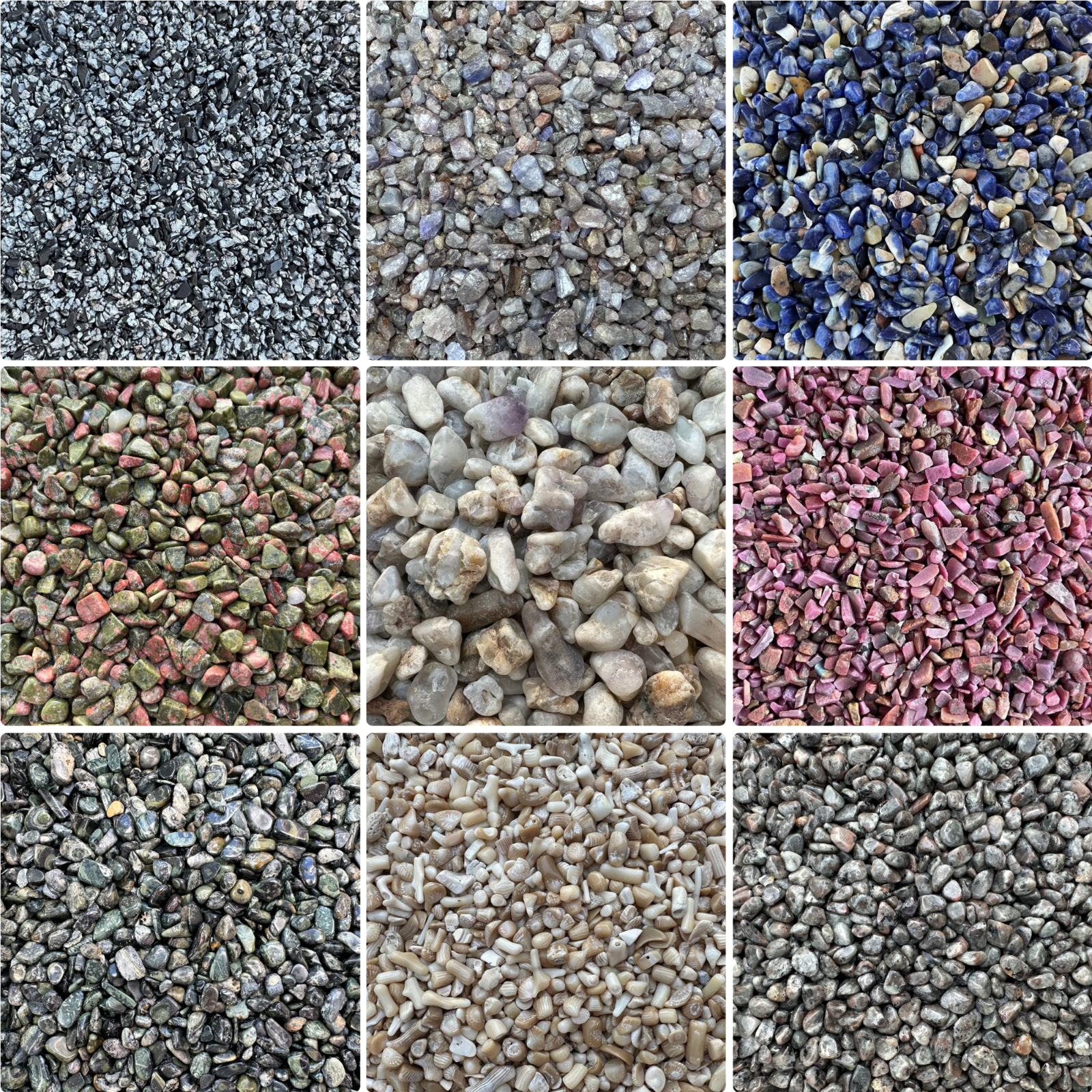 1/4 lb Gemstone Chips, Choose 90+ Types Semi Tumbled Stones, Loose Mini Chips