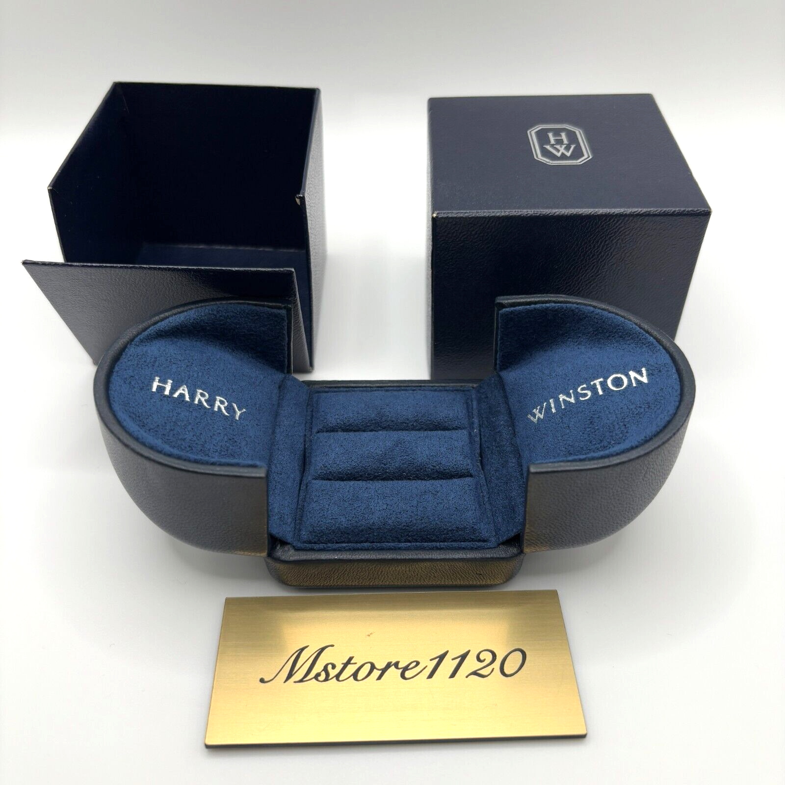 Harry Winston  リングBOX ゴールドロゴ Harry Winston リングBOX ゴールドロゴ - メルカリ