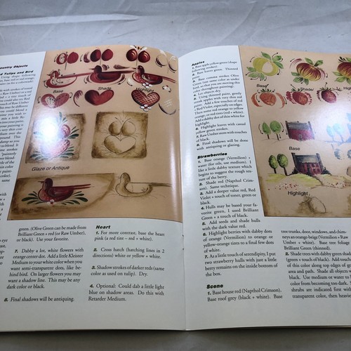 Great Beginnings Country Sampler Painting Pattern Jo Sonja 1st Day Issue Book