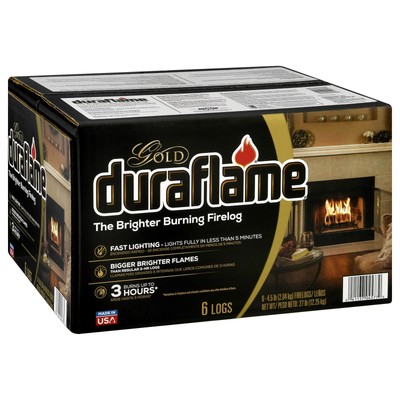 Gold Ultra Premium 4.5 lb. Firelogs, 6-Pack Case, 3 Hour Burn