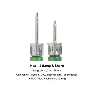 Implant Driver Hand Hex 1.2/1.27 Straumann Nobel Latch Screwdriver Hand