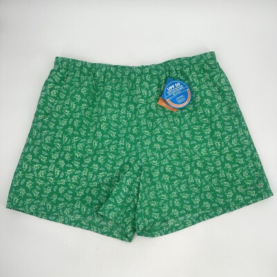 Columbia Swim Trunks Mens XXL Super Backcast Water Short PFG Fish Green UPF 50
