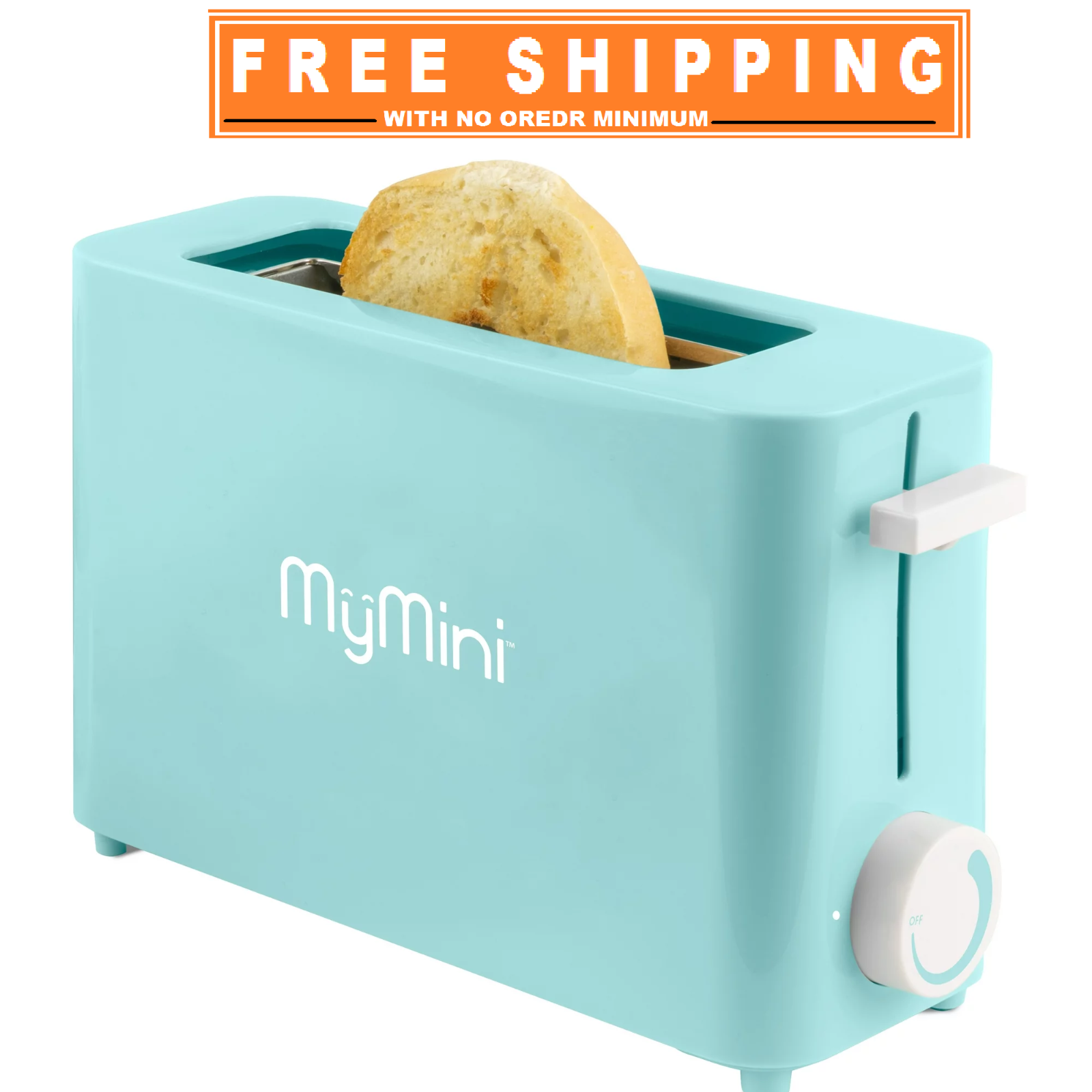 MyMini Single Slice Toaster, Aqua