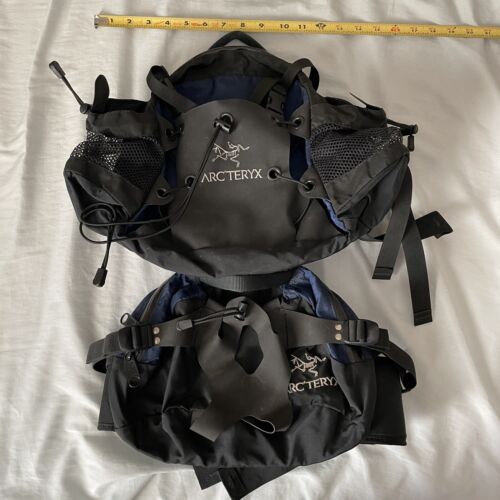 Arc'teryx Q10 & Q5 Lumbar Pack Set Rare Fanny Vintage Black Arc'teryx Q10 & Q5 Lumbar Pack Set Rare Fanny Vintage Black