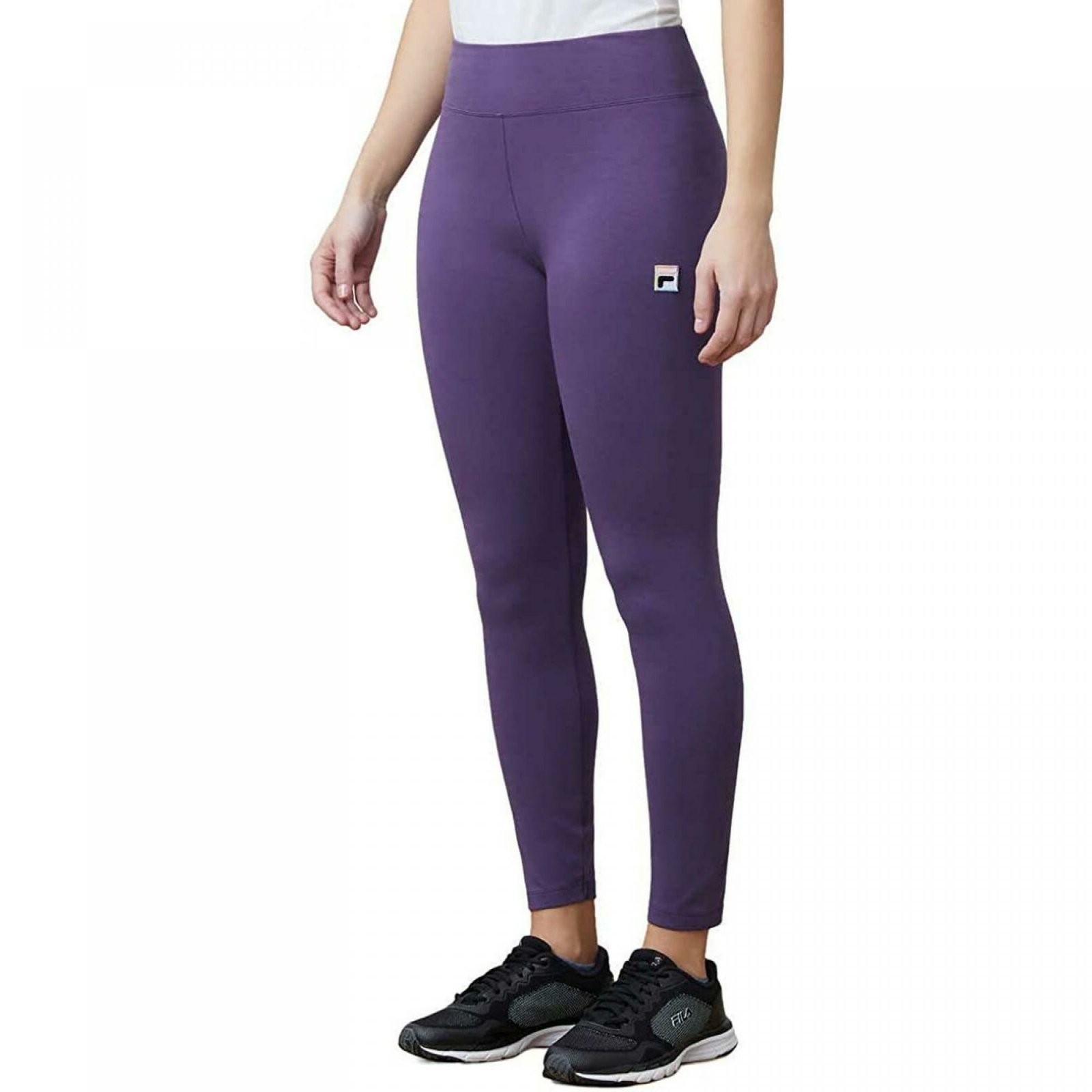 Pants-Style Cotton Blend Leggings