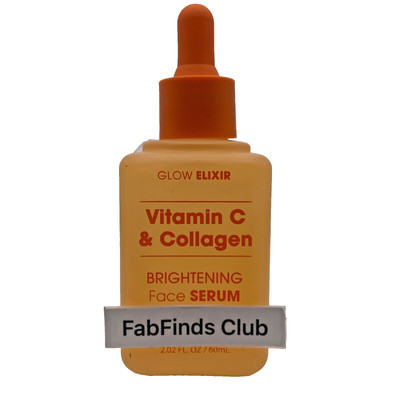 Glow Elixir Vitamin C & Collagen Brightening Facial Serum 2oz